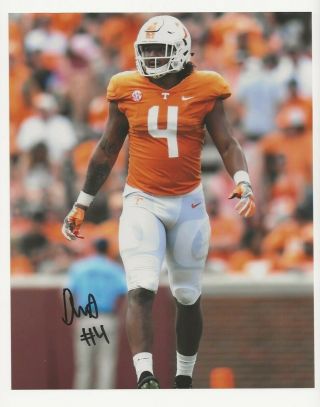 Dominick Wood - Anderson Signed/autographed Tennessee Volunteers 8x10 Photo W/coa