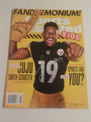 Sports Illustrated For Kids Autograph Cover Juju Smith - Schuster Steelers