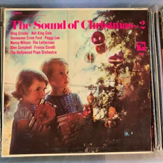 The Sound Of Christmas 2 - Vintage Capitol Vinyl Lp - Bing Crosby - Nat King Cole