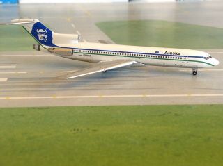 Aeroclassics Alaska Airlines Boeing 727 N290as 1/400 Scale Airplane Model