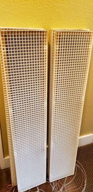 Matched Pair Acoustat Electrostatic Speaker Panels 9 " X45.  5 "