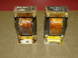 Pair,  Western Electric Type 336a Indr Transformers,  Good