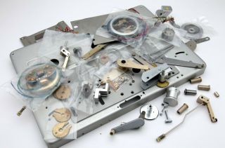 Various Spare Parts And Tape Deck For Nagra Tape Recorder