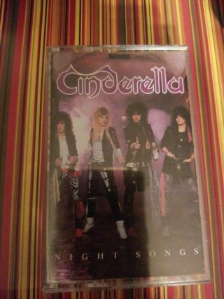 Cinderella Night Songs 1986 Cassette Tape Shake Me Nobody 