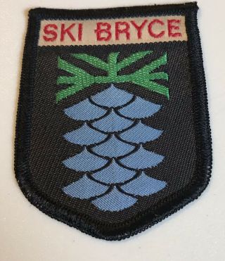 Ski Bryce Vintage Skiing Patch Shenandoah Virginia Resort Souvenir Travel