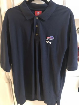 Authentic Buffalo Bills Nfl Xl Men’s Polo.  In Euc.  Ships Next Business Day.