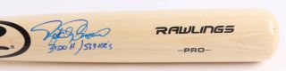 Rafael Palmeiro Autograph Signed Rawlings Pro Bat 500 Home Run Club Mab