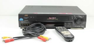 Jvc Hr - S4600u Vhs Vcr Recorder Video Cassette Player W/ Remote