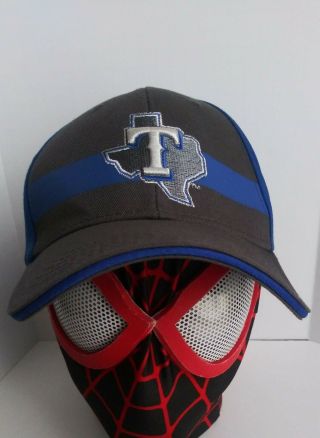 Texas Rangers Globe Life Park Blue Hat Adjustable