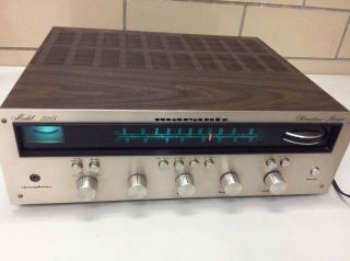 Marantz 2215 Vintage Stereo Am/fm Receiver With Champagne Engraved Face