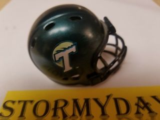Riddell Pocket Pros C - Usa Ncaa Tulane Green Wave College Football Helmet