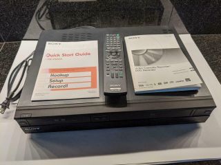 Sony Rdr - Vx535 Vhs/dvd Recorder