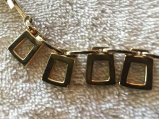 Vintage Barclay Gold Tone Choker Necklace 3