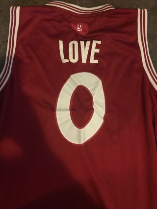 Kevin Love Cleveland Cavaliers Christmas Day Jersey.  Mens Size Large