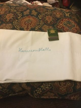 Harrison Hall Hotel,  Ocean City,  Maryland Vintage Pillow Case And Matchbook
