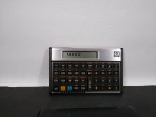 Hewlett Packard Hp 15c Scientific Calculator Made In Usa W/ Slip Case