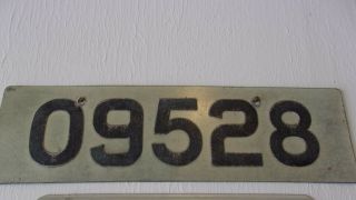 Bermuda License Plate (year Uncertain; At Least 30 Years Old).  Was $113 Now $46.