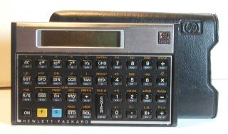 Hp - 15c Advanced Programmable Scientific Calculator W/slip Case