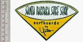 Vintage Surfing Usa Santa Barbara Surf Shop California Longboard Surfer Promo Pa