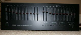 Sansui Se - 7 10 - Band Graphic Equalizer With Rack Mount Handles