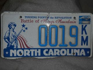 North Carolina Specialty License Plate Tag Battle Of Kings Mountain 2013