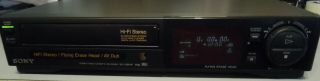 Vintage Sony Slv - 686hf Hi - Fi Stereo Vcr Vhs Video Cassette Recorder (1991)