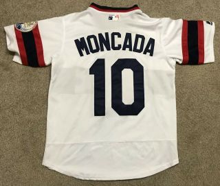 Majestic Yoan Moncada Chicago White Sox Official All Star Game 50th Mens Size 44