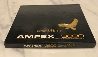 NIB Ampex Grand Master 3600 1/4 10.  5 Professional Recording Tape GM - 3600 2