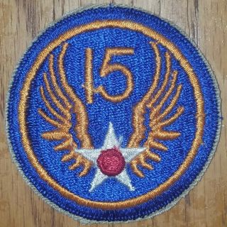 Vintage Ww2 (usaaf) 15th Us Army Air Force Military Patch Wwii: Vintage