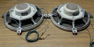 1 Pair - Ampex Audio 8 " Speakers - 16 Ohms