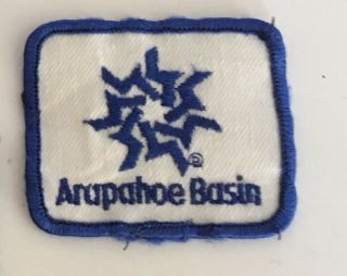 Arapahoe Basin Skiing Patch Colorado Co Resort Souvenir 2 X 2 - 3/8 4133