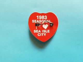 Sea Isle City Nj Jersey Beach Tag 1983 Authentic