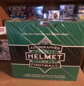 York Giants Live Break 1 Case (3) 2019 Leaf Full Size Autograph Helmets