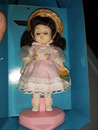Vogue Doll Ginny 1986 Vintage Mommy ' s Girl w/ orig box&stand 2