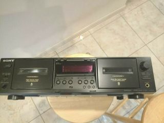 Belts Replaced Sony Dual Autoreverse Cassette Deck Tc - We475 Stereo Recorder Tape
