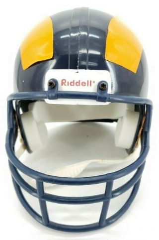 Nfl Riddell Mini Football Helmets Los Angeles Rams 2 7/8