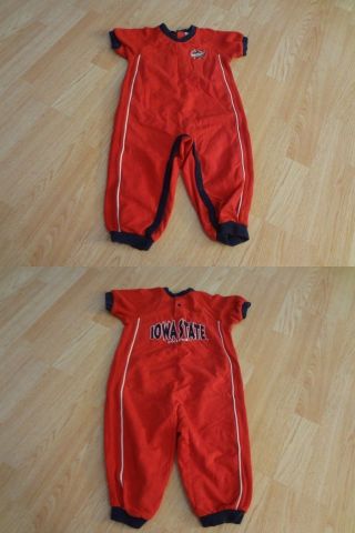 Infant/baby Iowa State Cyclones Isu 24 Mo Romper Outfit Kid Athlete