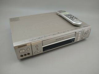 Samsung Sv - 5000w World Wide Video Vhs/vcr Ntsc/pal/secam W/remote Parts Or Fix