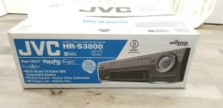 Jvs Vhs Video Cassette Recorder Vcr Hr - S3800u