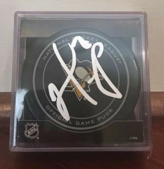 Matt Murray Autographed Signed Official Nhl Game Puck Pittsburgh Penguins