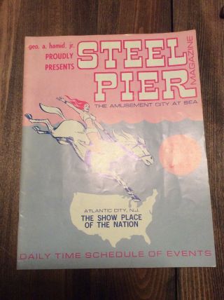 Atlantic City Steel Pier Program 1973 Tommy James Jerry Lee Guess Who Campbell