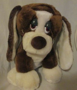 11 1/2 " Vtg Russ Baxter Basset Hound Puppy Dog Stuffed Animal Plush China 873