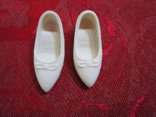 Vintage Ideal Tammy White Rubber Heels Hong Kong