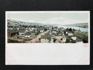 Portage Lake,  Hancock And Houghton Mi Vintage Postcard 1909