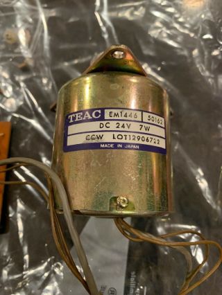 Teac Capstan Motor Ass ' y EM1446 / 50162 With Board a - 3440 2