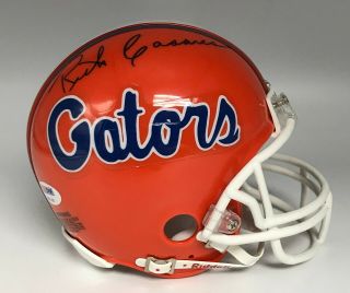 Rick Casares Signed Florida Gators Mini Helmet Autographed Auto Psa/dna