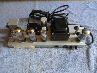 Conn Organ Tube Amplifier 6l6 Tube Amplifier With Tubes