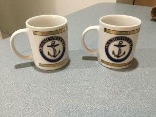 Vintage Ncl Ms Sunward Ii Set Of 2 Coffee Mugs Norwegian Cruise Line