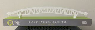 Rtd Denver Transit R Line Aurora Lone Tree Co Light Rail Bridge Statue