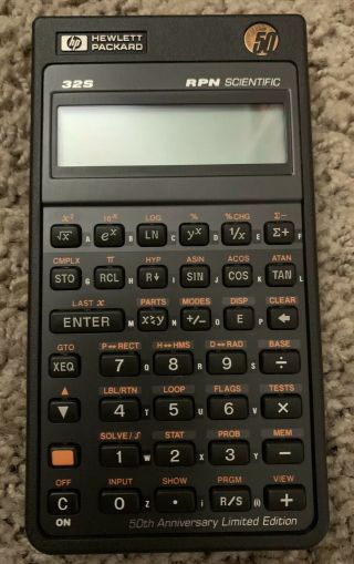 1989 Hewlett Packard Hp - 32s Rpn Scientific Calculator 50th Anniversary Edition